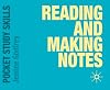 Reading and Making Notes (Pocket Study Skills)
