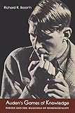 Audens Games Of Knowledge Poetry The Meanings Of Homosexuality