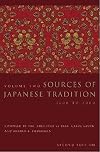 Sources of Japanese Tradition, Vol. 2: 1600-2000