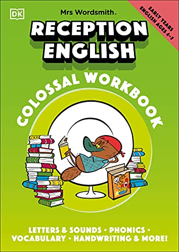 Cover of Mrs Wordsmith Reception English Colossal Workbook, Ages 4-5
