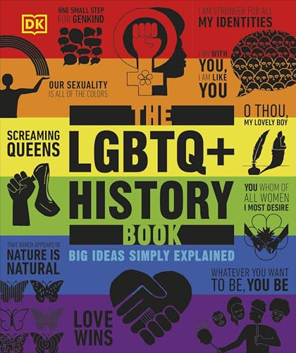 The LGBTQ+ History Book (By: DK Publishing) cover