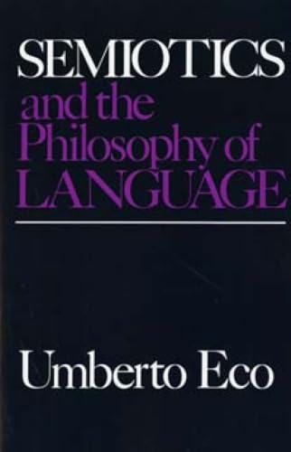 Semiotics and the Philosophy of Language book cover