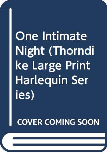 One Intimate Night book cover