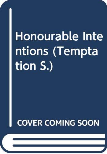 Honourable Intentions book cover