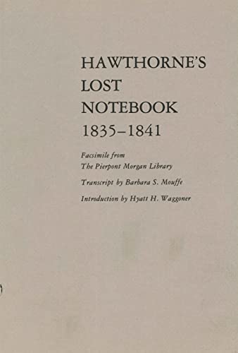 Hawthorne's Lost Notebook cover