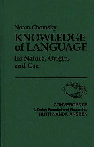 Knowledge of Language book cover