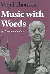 Music with Words: A Composer`s View