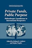 Private Funds Public Purpose Philanthropic Foundations In International Perspective