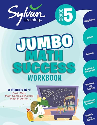5th Grade Jumbo Math Success Workbook cover