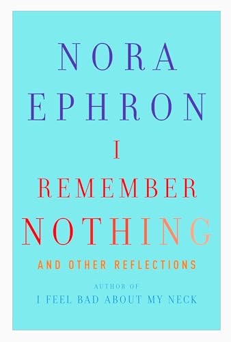 I Remember Nothing book cover