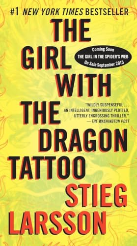 The Girl with the Dragon Tattoo — Stieg Larsson book cover