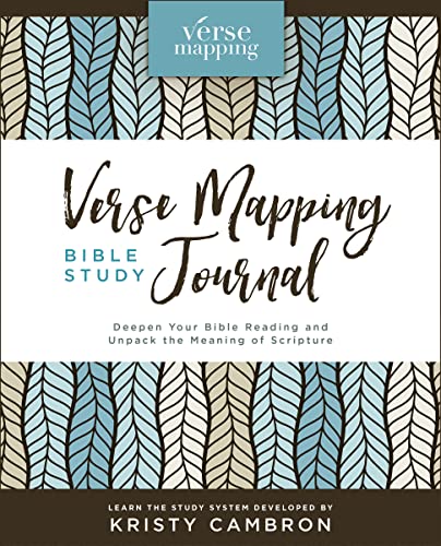 Verse Mapping Bible Study Journal book cover