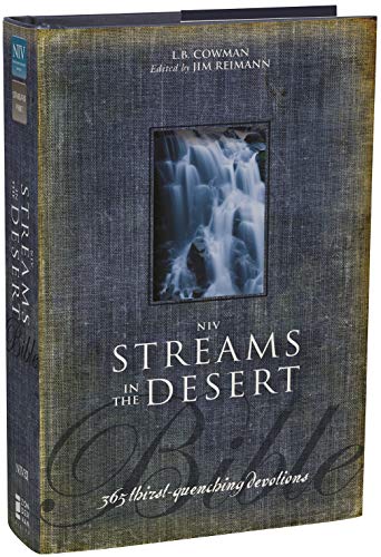 Cover for Streams In The Desert Bible New International Version 365 Thirstquenching Devotions
