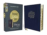 NIV, Radiant Virtues Bible: A Beautiful Word Collection, Leathersoft, Navy, Red Letter, Thumb Indexed, Comfort Print: Explore the virtues of faith, hope, and love
