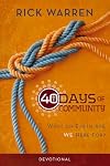 40 Days of Community Devotional: What on Earth Are We Here For?
