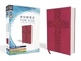 Niv Bible For Kids Large Print Leathersoft Pink Red Letter Comfort Print Thinline Edition