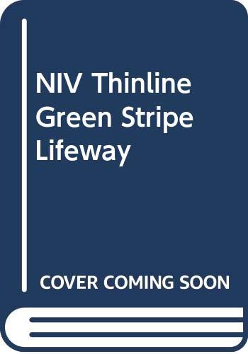 Cover of NIV Thinline Green Stripe Lifeway