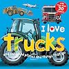 I Love Trucks Sticker Book