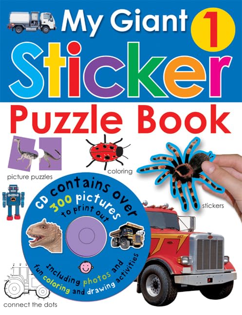 Cover of My Giant Sticker Puzzle Book 1 (with CD)