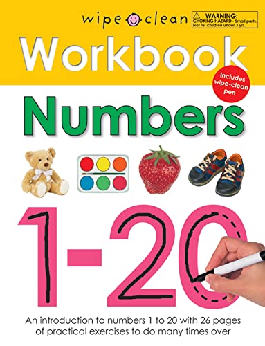 Cover of Wipe Clean Workbook Numbers 1-20