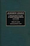Robinson Crusoe: A Bibliographical Checklist of English Language Editions (1719-1979) (Bibliographies and Indexes in World Literature)