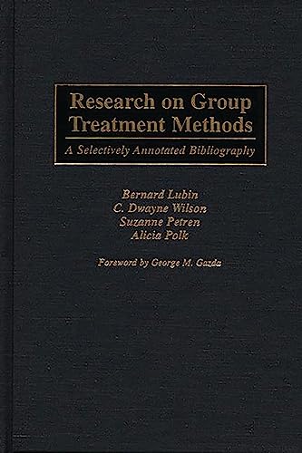 Cover of Research on Group Treatment Methods