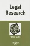 Legal Research in a Nutshell