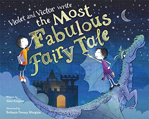 Cover of Violet and Victor write the most fabulous fairy tale
