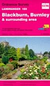 Landranger Map 103: Blackburn & Burnley, Clitheroe & Skipton