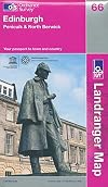 Landranger Map 066: Edinburgh, Penicuik and North Berwick