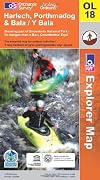 Outdoor Leisure Map 018: Snowdonia - Harlech and Bala Areas