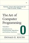 The Art of Computer Programming, Volume 4, Fascicle 0: Introduction to Combinatorial Algorithms and Boolean Functions