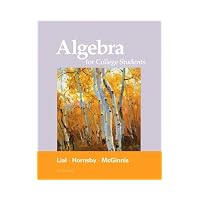 Algebra for College Students (7th Edition)