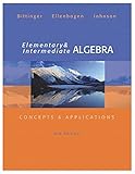 Elementary And Intermediate Algebra Concepts And Applications 6th Edition
