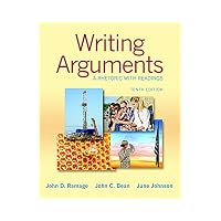 Writing Arguments : A Rhetoric with Readings