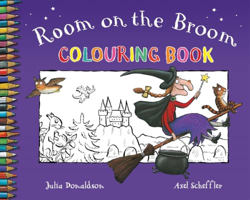 Room on the Broom Colouring Book book cover