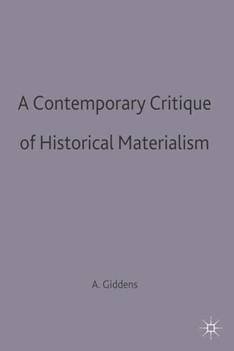 A Contemporary Critique of Historical Materialism book cover