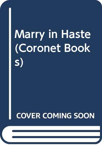 Marry in Haste book cover