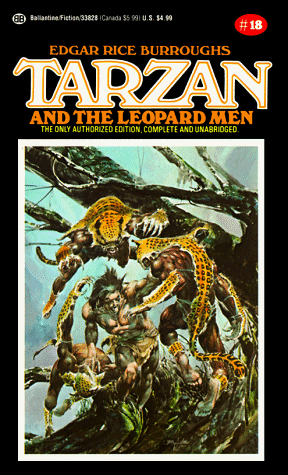 Tarzan and the Leopard Men written by Edgar Rice Burroughs
part of Tarzan