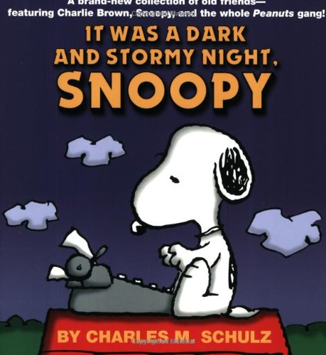 It Was a Dark and Stormy Night, Snoopy book cover
