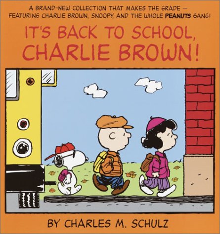 It's Back to School, Charlie Brown! book cover