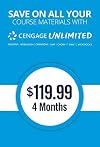 Cengage Unlimited, 1 term (4 months) Printed Access Card