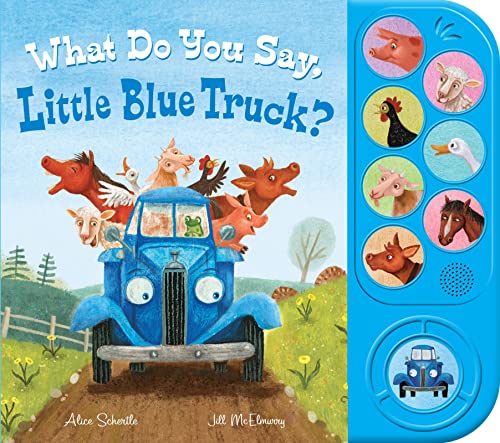 What Do You Say, Little Blue Truck? cover