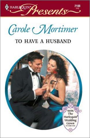 To Have a Husband book cover
