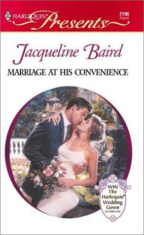 Marriage at His Convenience (By: Jacqueline Baird) cover