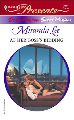 At Her Boss's Bidding (By: Miranda Lee) cover