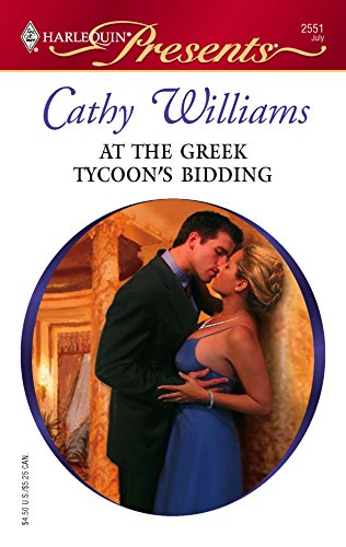 At the Greek Tycoon's Bidding (By: Cathy Williams) cover