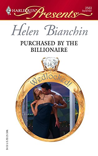 Purchased by the Billionaire (By: Helen Bianchin) cover