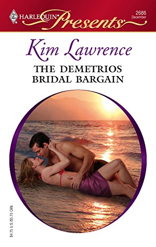 The Demetrios Bridal Bargain (By: Kim Lawrence) cover