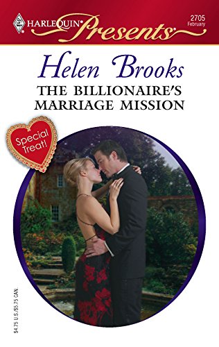 The Billionaire's Marriage Mission (By: Helen Brooks) cover